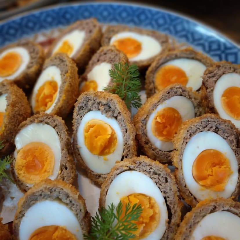 サクッと揚げた、スコッチエッグ